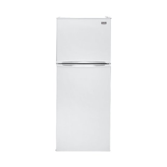 Haier 9.8 Cu. Ft. Top-Freezer Refrigerator Stainless Steel HA10TG21SS -  Best Buy