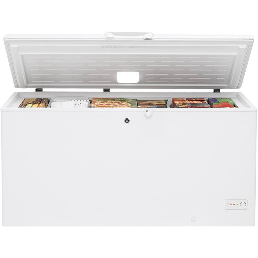 Alt View 11. GE - 15.7 Cu. Ft. Chest Freezer - White.