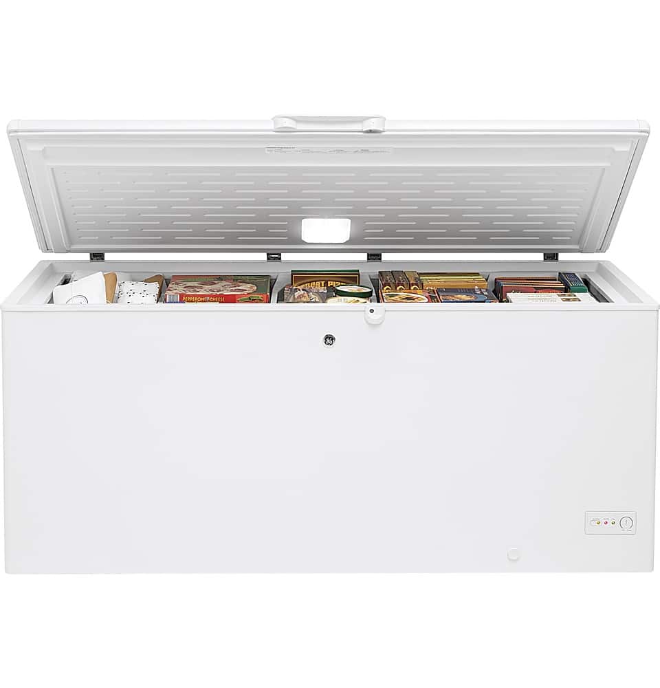 Alt View 11. GE - 21.7 Cu. Ft. Chest Freezer - White.