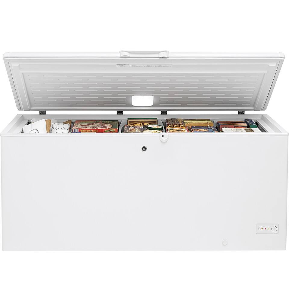 Alt View 11. GE - 21.7 Cu. Ft. Chest Freezer - White.