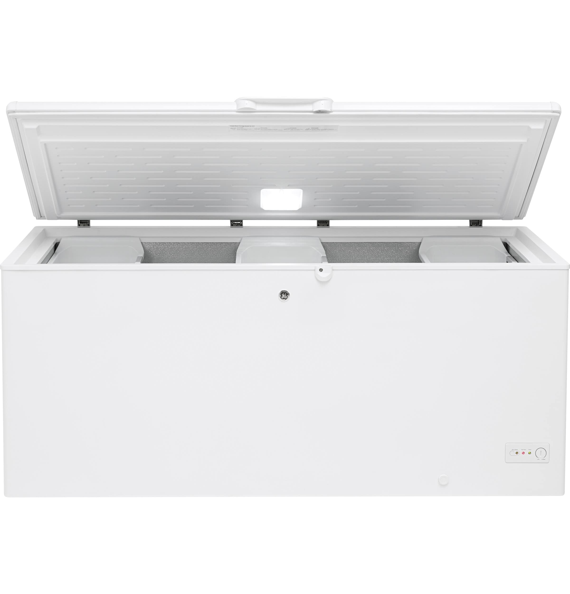 Alt View 12. GE - 21.7 Cu. Ft. Chest Freezer - White.