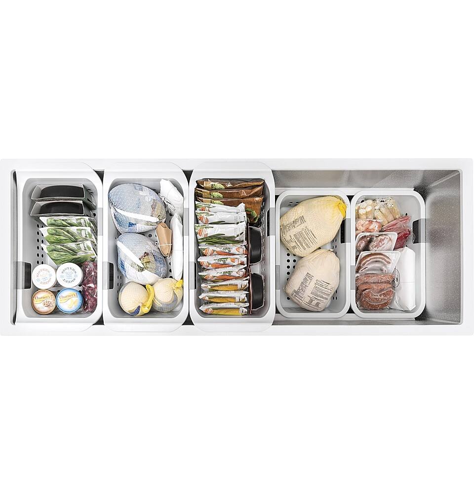 Alt View 15. GE - 21.7 Cu. Ft. Chest Freezer - White.