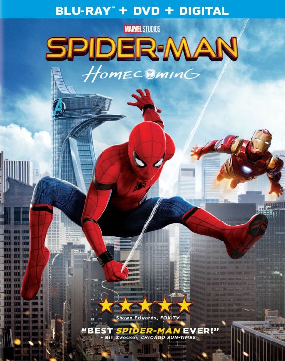 Spider-Man: Homecoming [Includes Digital Copy] [Blu-ray/DVD] [2017] was $12.99 now $9.99 (23.0% off)
