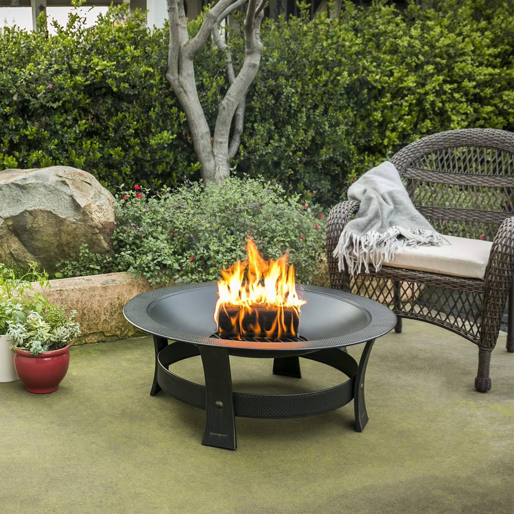 Alt View 2. Duraflame - Duraflame 4.5lb Indoor Outdoor Fireplace Fire Pit Firelog, 3 Hr Burn Time, 6 Pk.