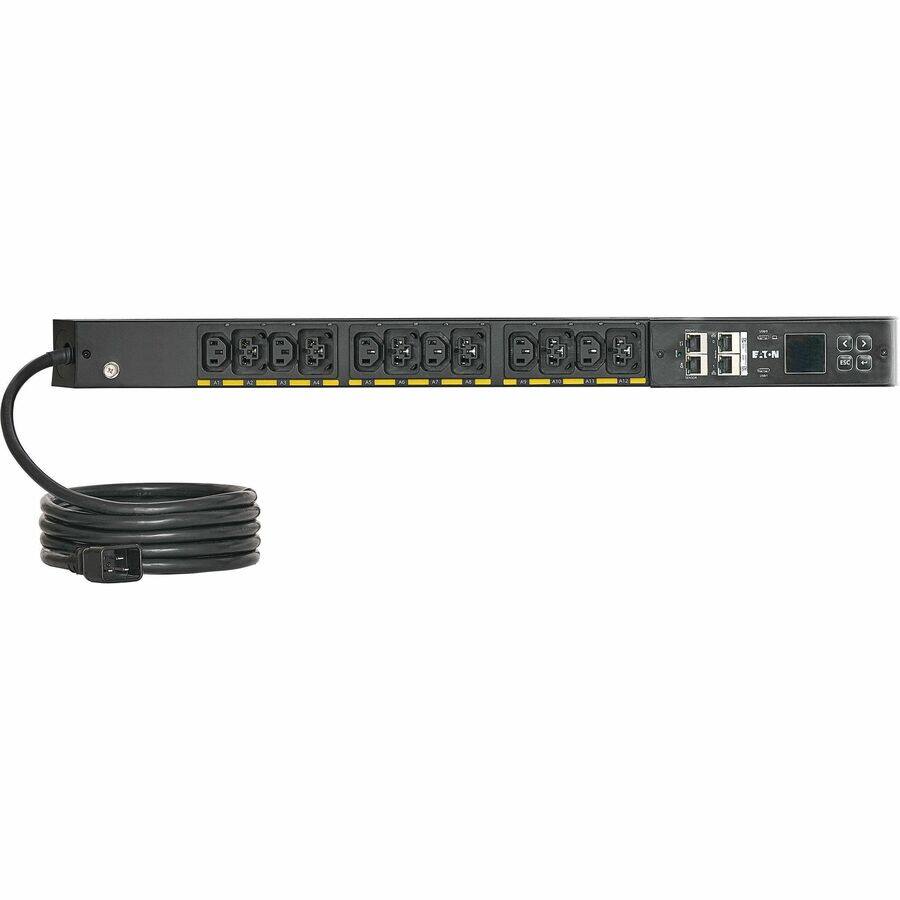 Alt View 1. Eaton - Eaton G4 24-Outlets PDU - Metered - IEC 60320 C20, NEMA L6-20P - 12 x IEC 60320 C13, 12 x IEC 60320 C39 - 120 V AC, 230 - Unknown.