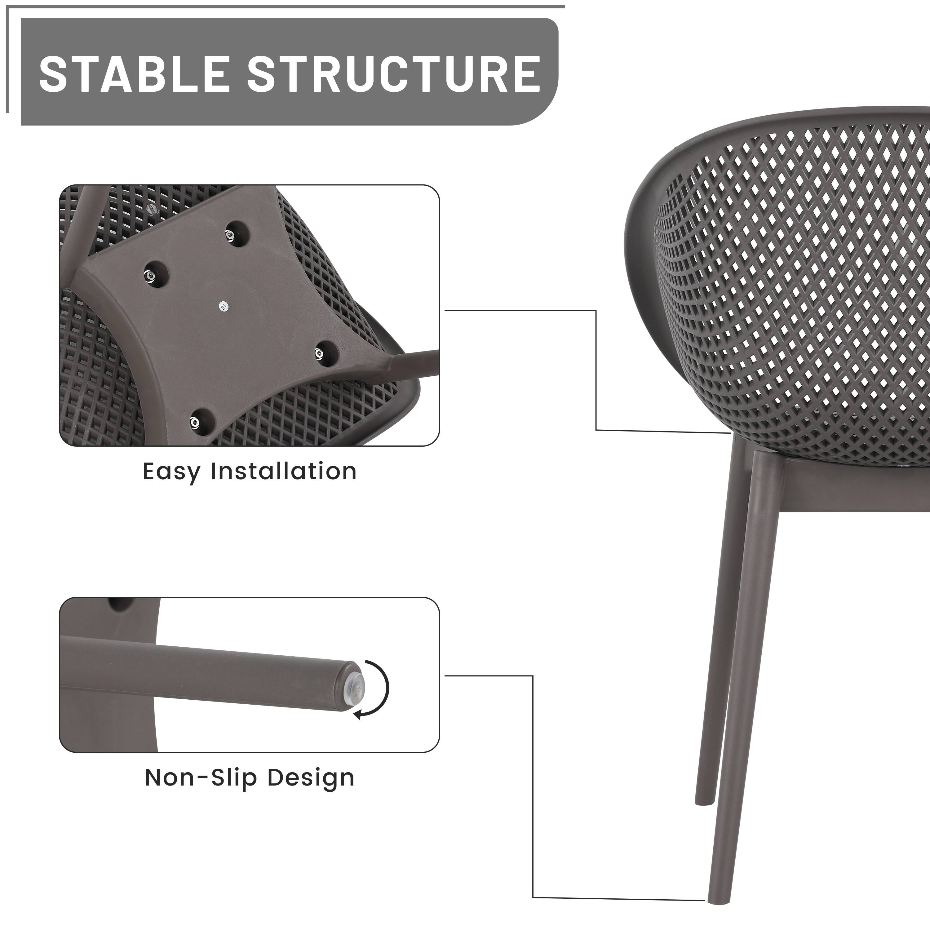 STABLE STRUCTURE  
Easy Installation  
Non-Slip Design