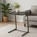 Alt View 1. HONGGE - Adjustable Folding TV Tray Table with Height and Angle Settings - Black.