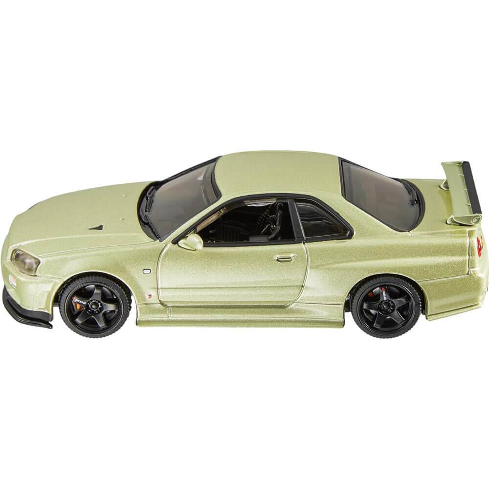 Alt View 3. Mattel - Mattel HMD47 Hot Wheels Premium 1:43 Scale Collectible Car - Nissan Skyline GT-R - Black.