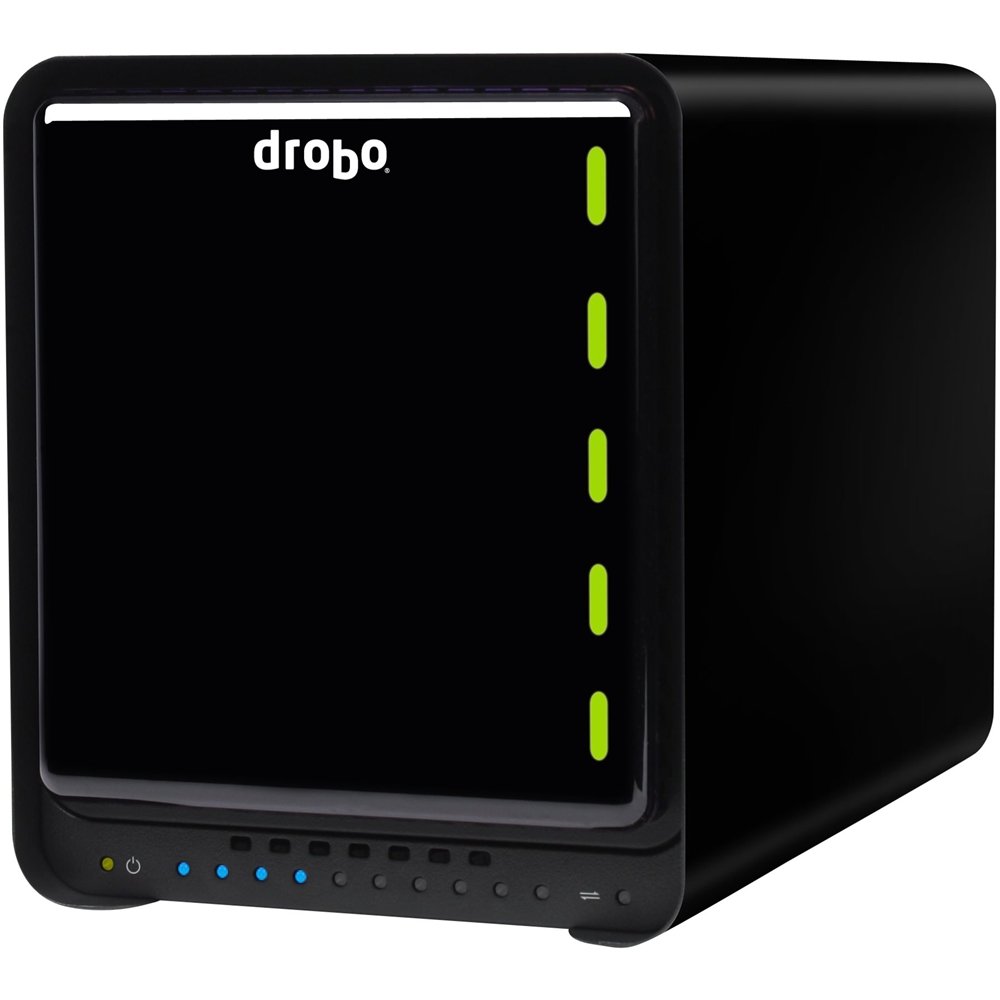 Left View: Drobo - 5N2 5-Bay External Network Storage (NAS)
