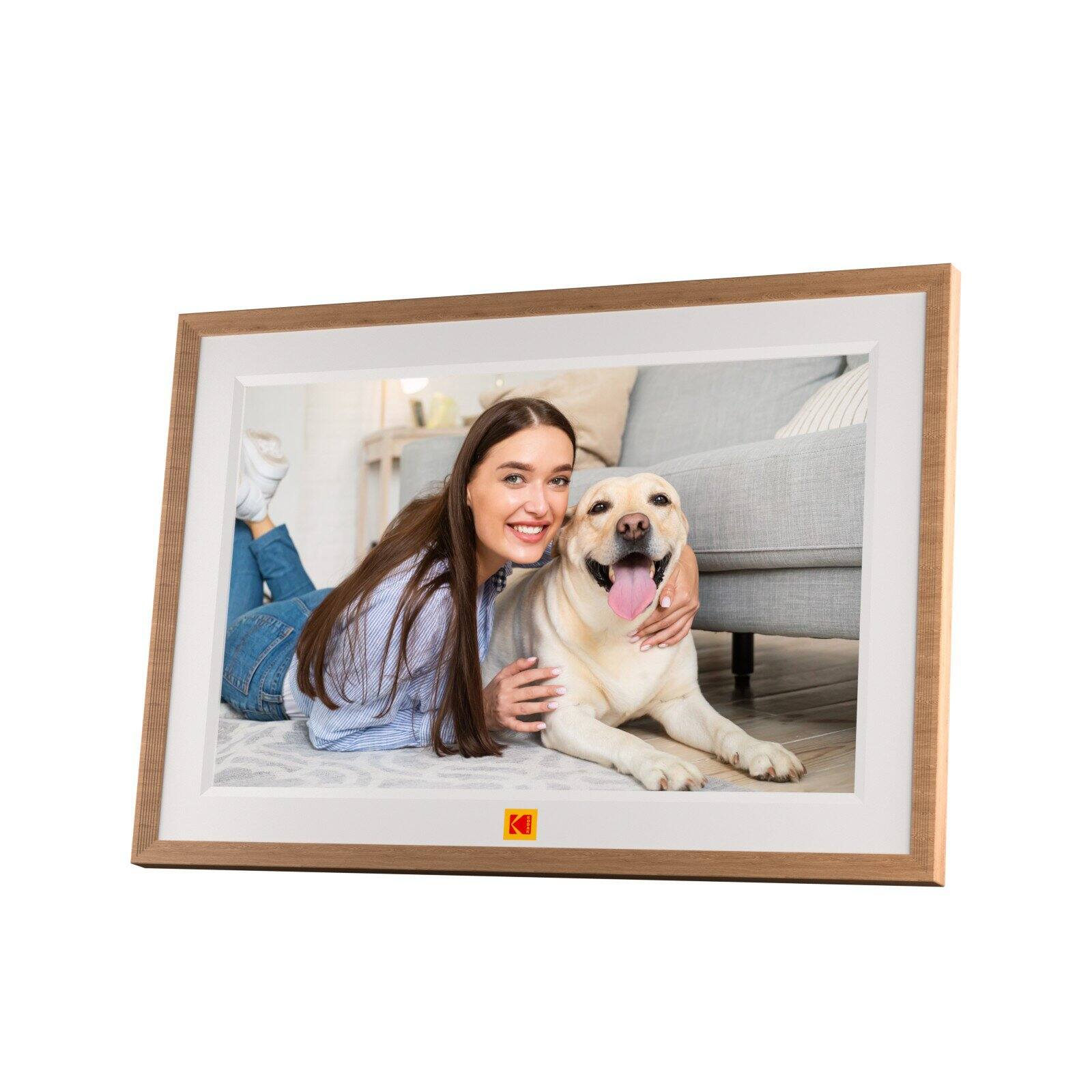 Alt View 4. Kodak - RCF-1018 WiFi Digital Photo Frame.