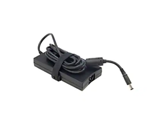 Front. Dell - WRHKW 130 Watts 19.5 Volts Laptop AC Adapter - Possibly Black.