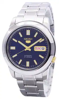 Seiko - Automatic 21 Jewels Japan Made SNKK11 SNKK11J1 SNKK11J Men's Watch - Blue
