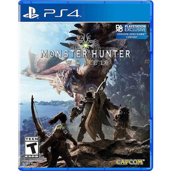 Front Zoom. Monster Hunter: World Standard Edition - PlayStation 4, PlayStation 5.