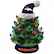 Front. Evergreen Enterprises - 8" Light Up Ceramic LED Christmas Tree - Multicolor.