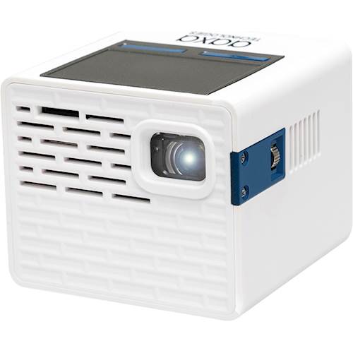 Left View: AAXA - P2-A Smart Pico Projector Wireless DLP Projector - White