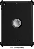 OtterBox - Defender Series Case for Apple® iPad, Apple® iPad 5th Gen - Black - Front_Zoom