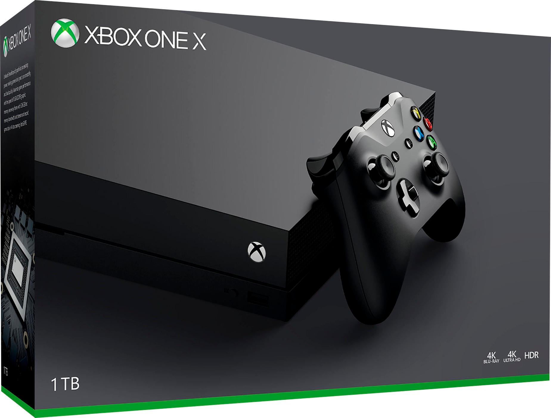 bijstand genade genie Microsoft Xbox One X 1TB Console with 4K Ultra Blu-ray Black CYV-00001 -  Best Buy