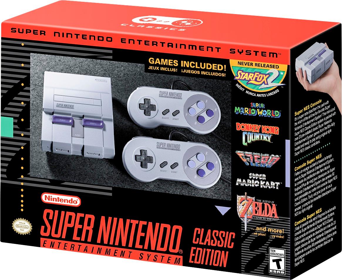 super nintendo console with built in games