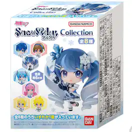 BANDAI NAMCO Entertainment - Bandai Shokugan Collection: Vocaloid Snow Miku Collection - 1 Random Figure
