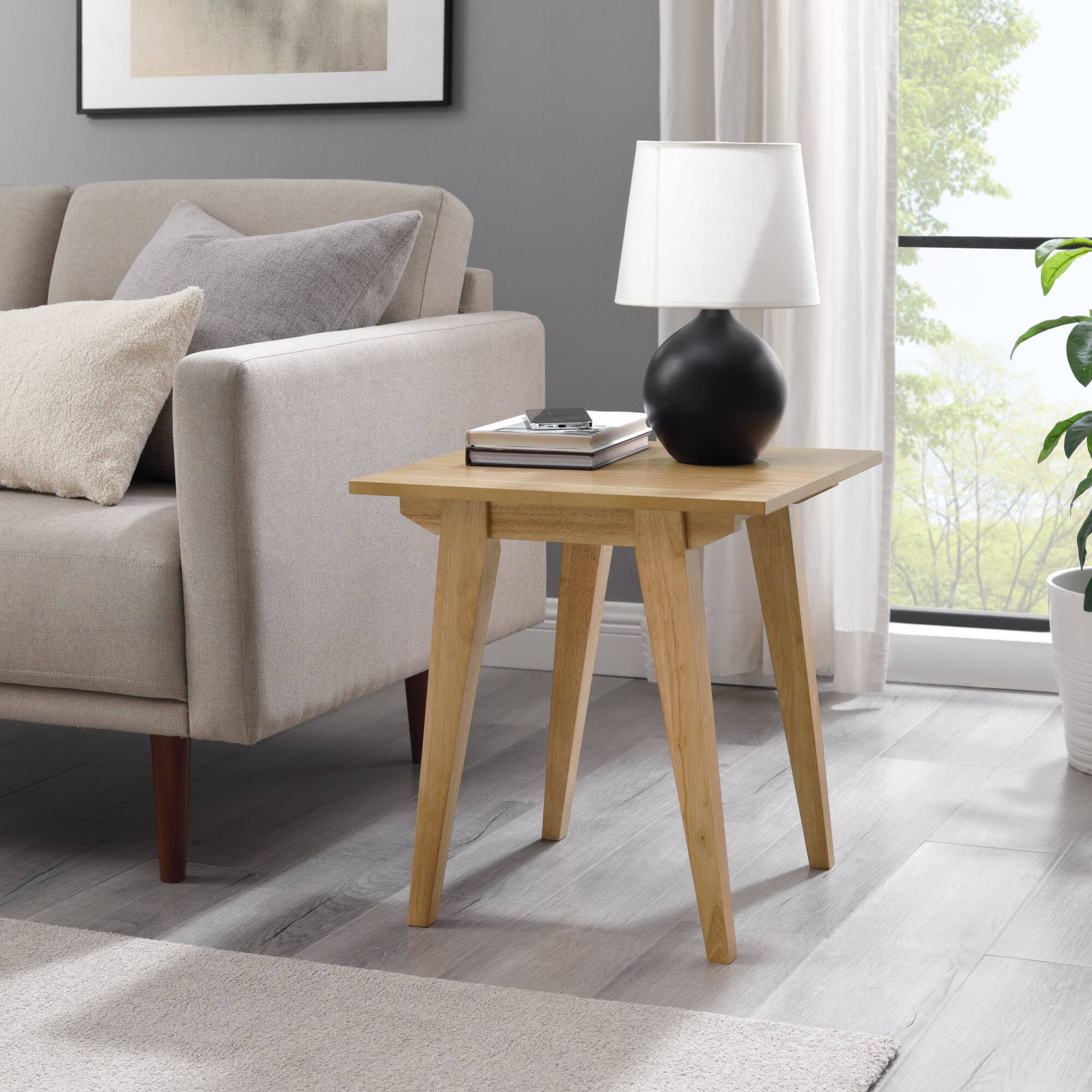 Alt View 12. Walker Edison - Scandi Side Table - English Ash.
