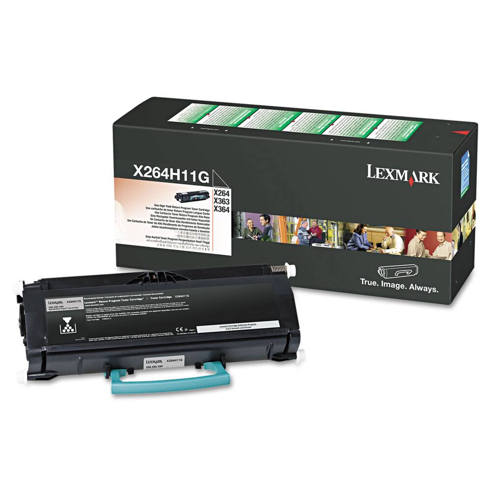 X264H11G  
X264  
X363  
X364  

Lexmark  
True. Image. Always.  

X264 High Yield Toner Cartridge  
X363  
X364  

Lexmark X264H11G  
Lexmark X264H11G