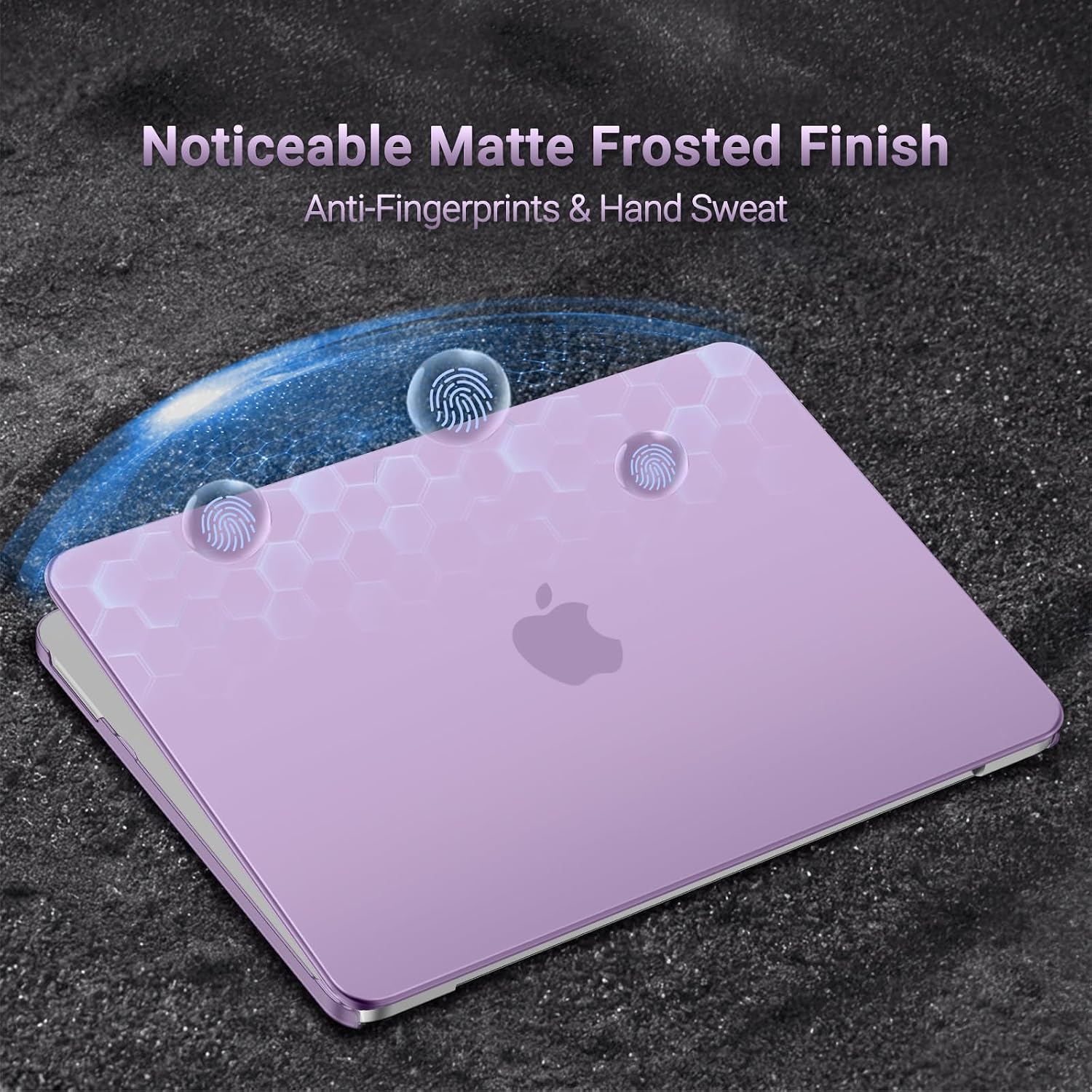 mosiso Case for MacBook Neo 13 inch 2026 Model A3404, Fingerprints