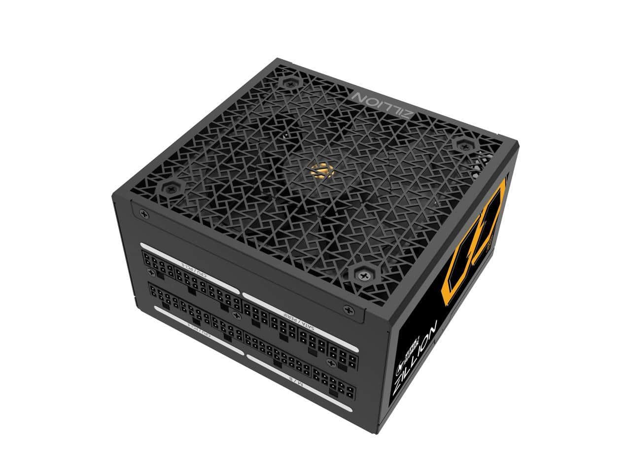 Super Flower - Zillion FG 1050W Platinum, 80+ Gold, Full Modular, ATX 3.1/PCIe 5.0, 12V-2x6, FDB Fan - Black