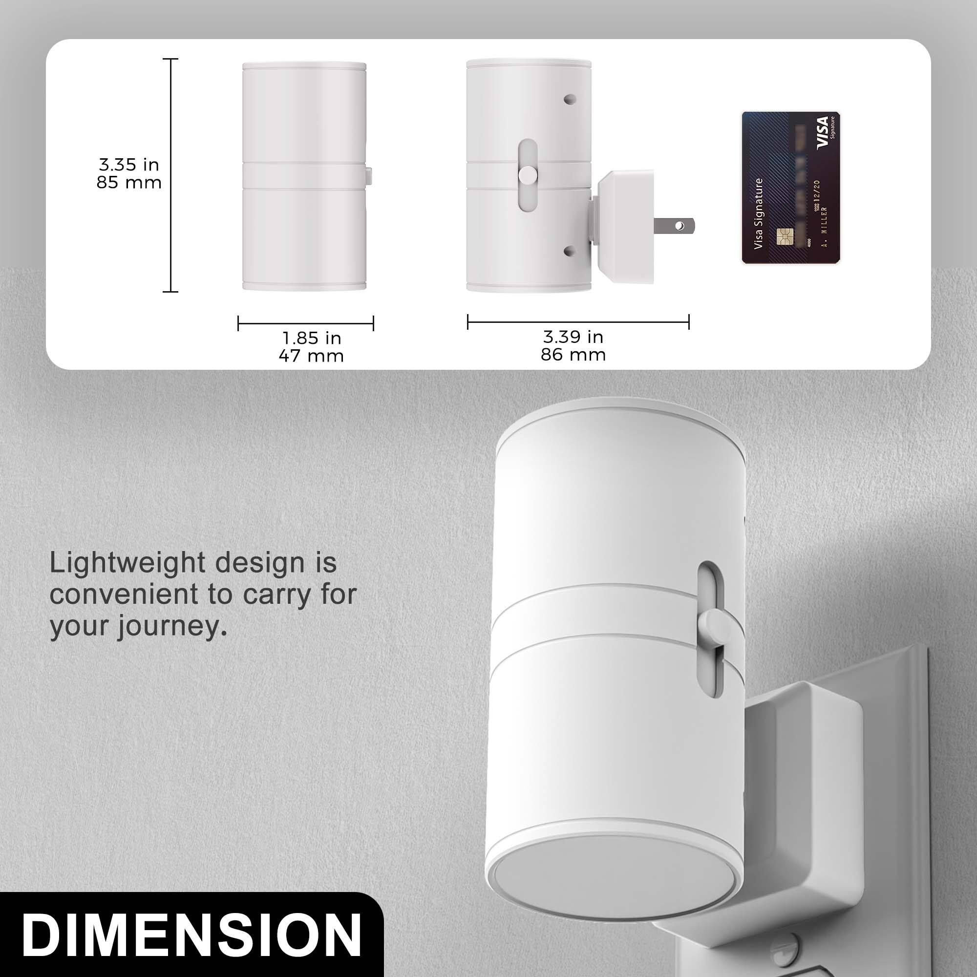 3.35 in 85 mm  
1.85 in 47 mm  
3.39 in 86 mm  

Visa Signature  
VISA 15/00 HILLER  
LOGPLIST  

Lightweight design is convenient to carry for your journey.  

DIMENSION