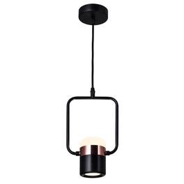 CWI Lighting - Moxie LED Down Mini Pendant With Finish - Black