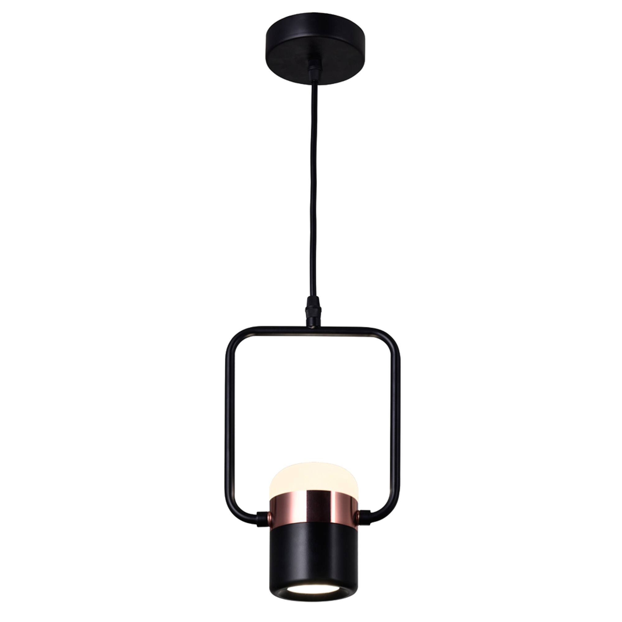 Front. CWI Lighting - Moxie LED Down Mini Pendant With Black Finish - Black.