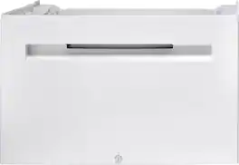 Bosch - Laundry Pedestal with Storage Drawer for 300 and 500 Series Washers - White