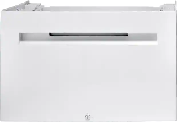 Front. Bosch - Laundry Pedestal with Storage Drawer for Bosch 300 and 500 Series Dryers - White.