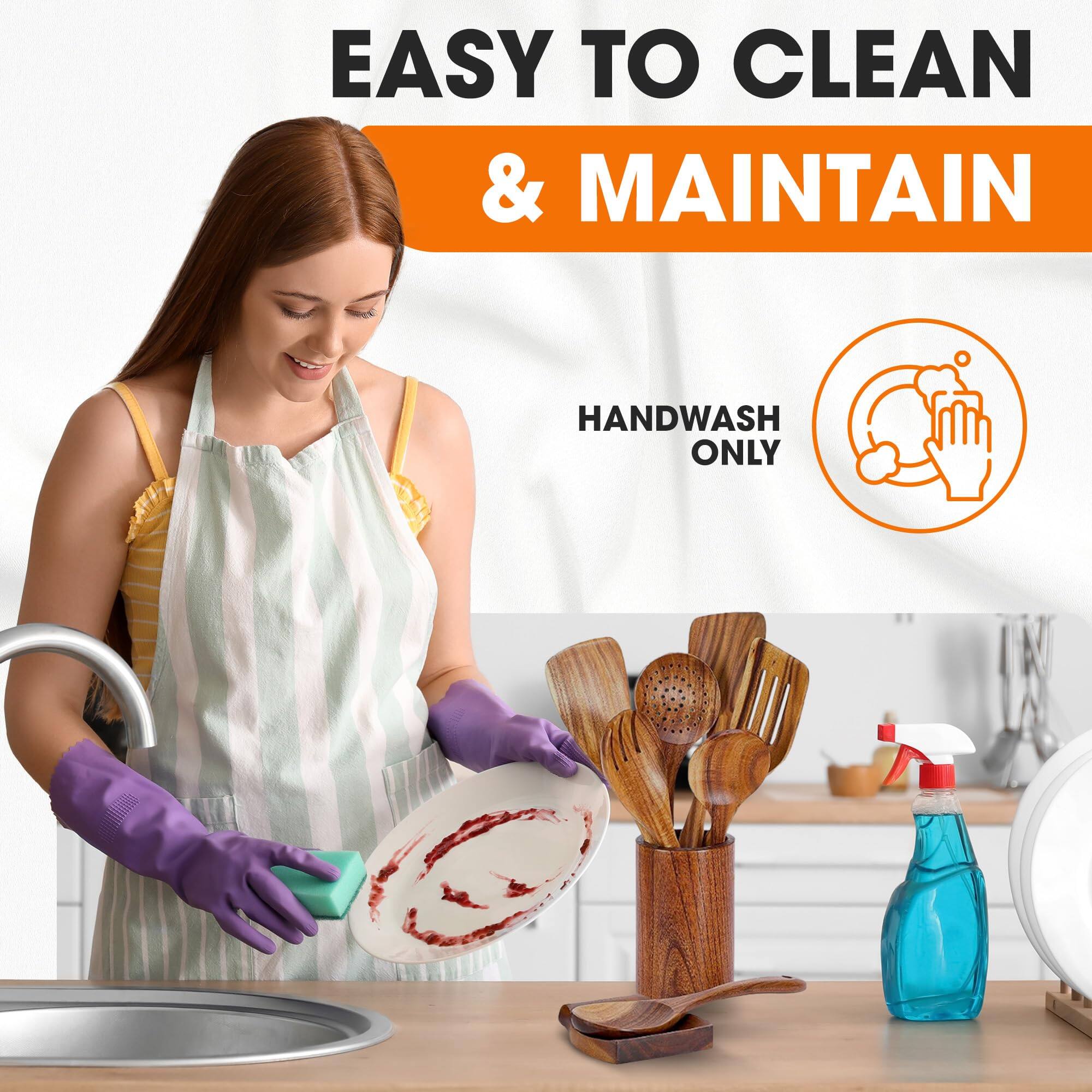 EASY TO CLEAN & MAINTAIN  
HANDWASH ONLY
