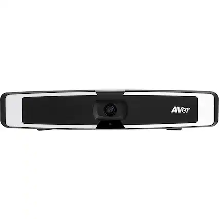 Front. AVerMedia - AVer VB130 Video Conferencing Camera - 60 fps - USB 3.1 - 4K - 3840 x 2160 Video - 120° Angle - 4x Digital Zoom - Black.