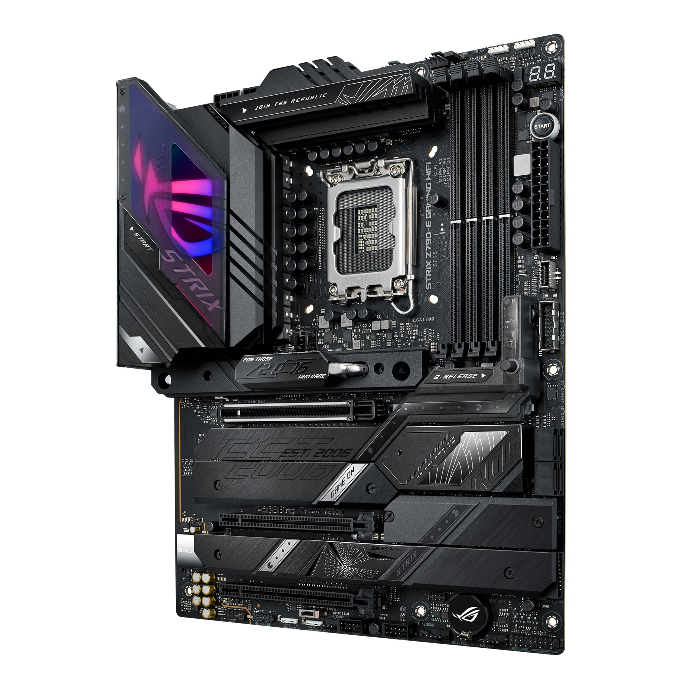 ASUS ROG STRIX Z790-E GAMING WIFI (Socket LGA 1700) Intel Z790 ATX DDR5  Wi-Fi 6E Motherboard Black ROG STRIX Z790-E GAMING WIFI - Best Buy