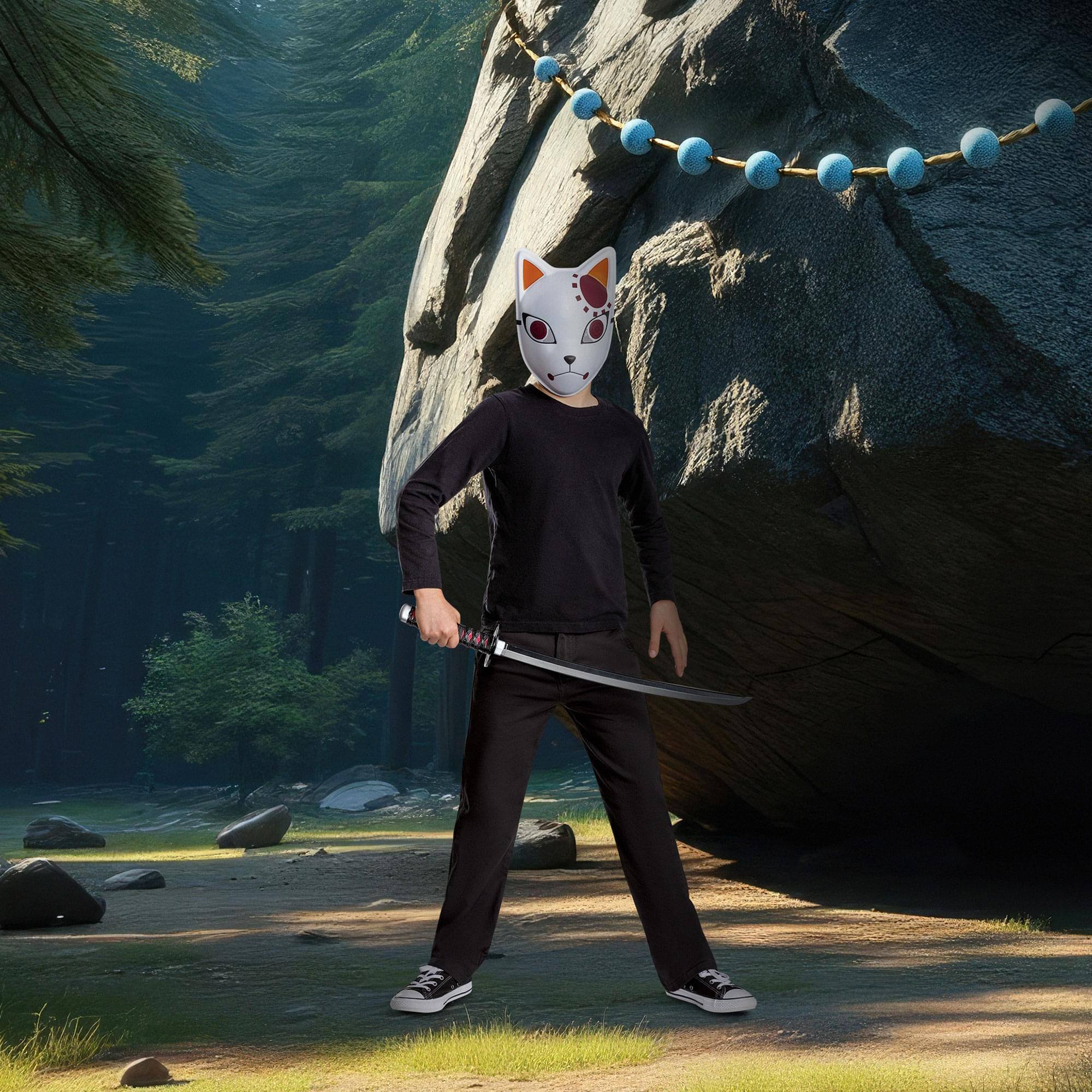 Alt View 2. Disguise - Demon Slayer Tanjiro Costume Sword - Silver.