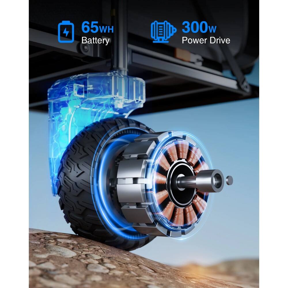 65Wh Battery  
300w Power Drive