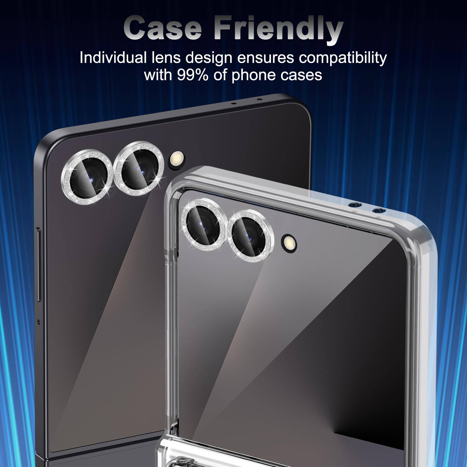 Case Friendly

Individual lens design ensures compatibility with 99% of phone cases