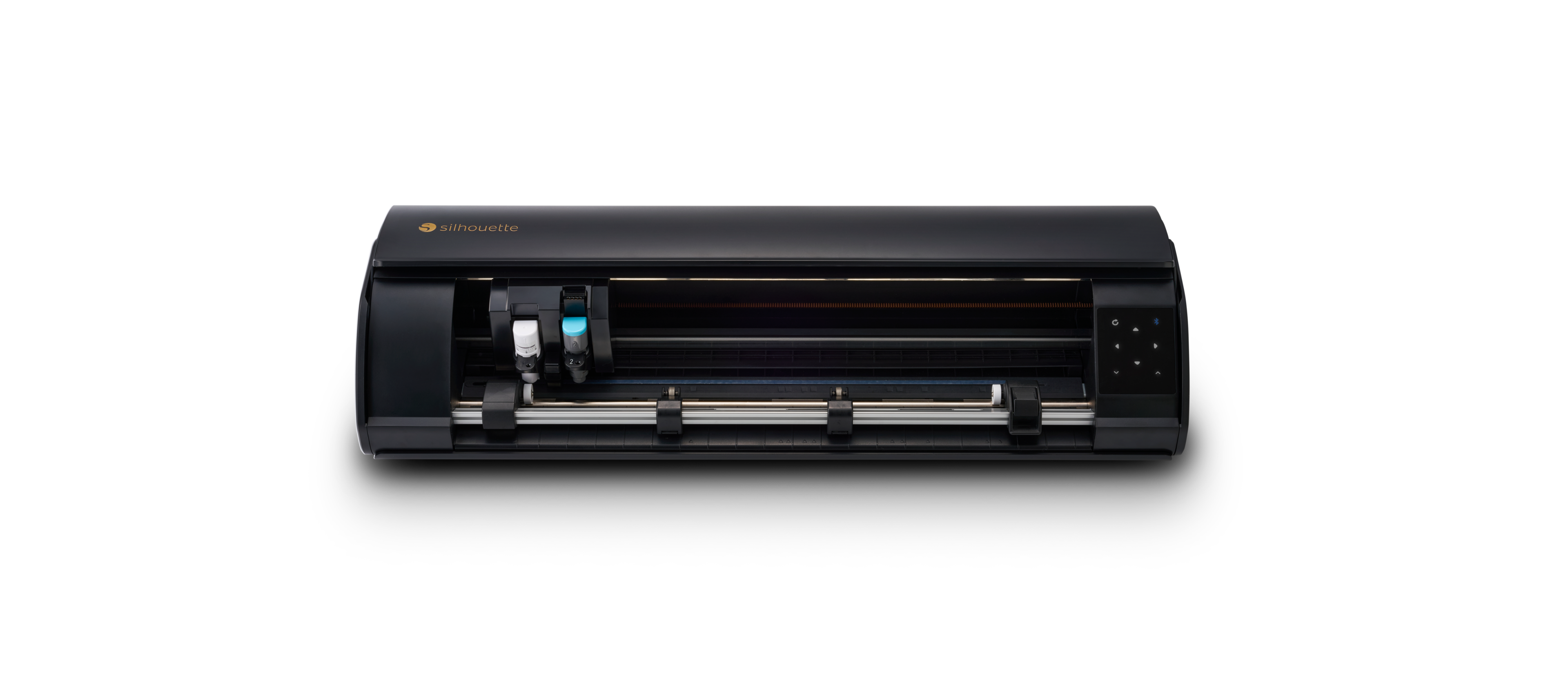 Alt View 2. Silhouette - CAMEO5α (Alpha) PLUS Cutting Machine - Matte Black.