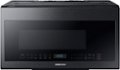Front Zoom. Samsung - 2.1 Cu. Ft. Over-the-Range Microwave with Sensor Cook - Black stainless steel.
