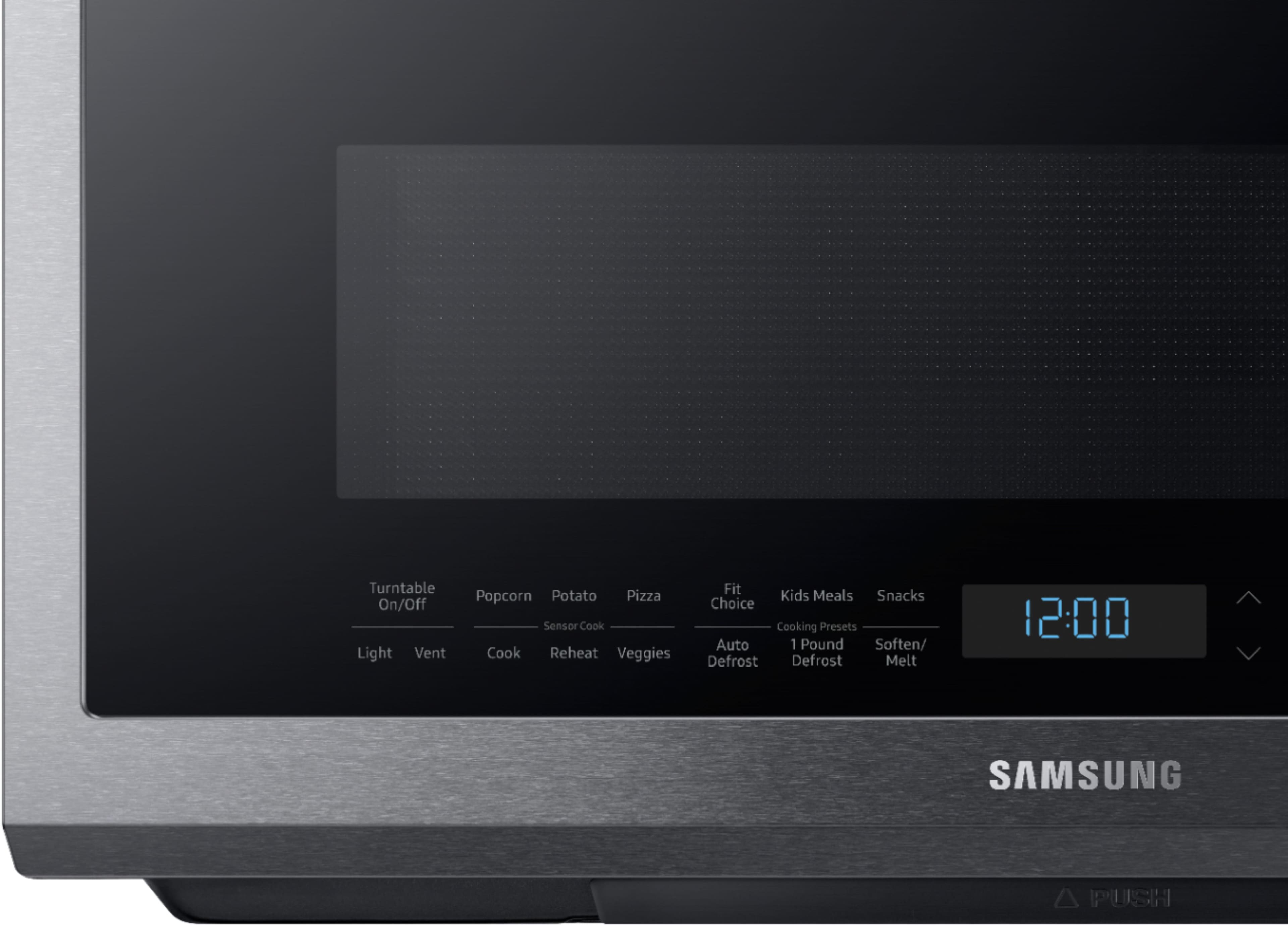 Alt View 1. Samsung - 2.1 Cu. Ft. Over-the-Range Microwave with Sensor Cook - Stainless Steel.