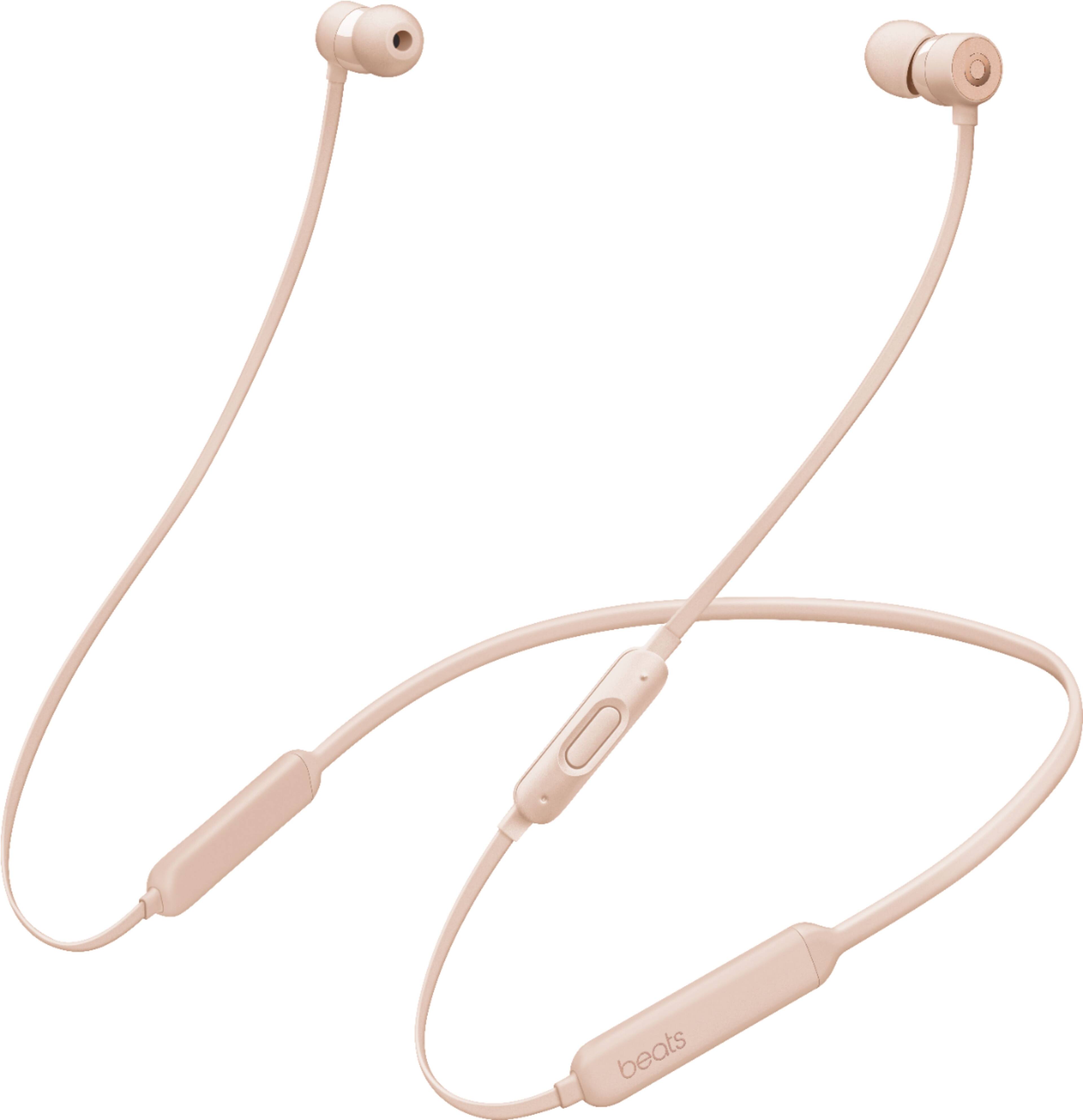 Left. Beats - BeatsX Earphones - Matte Gold.