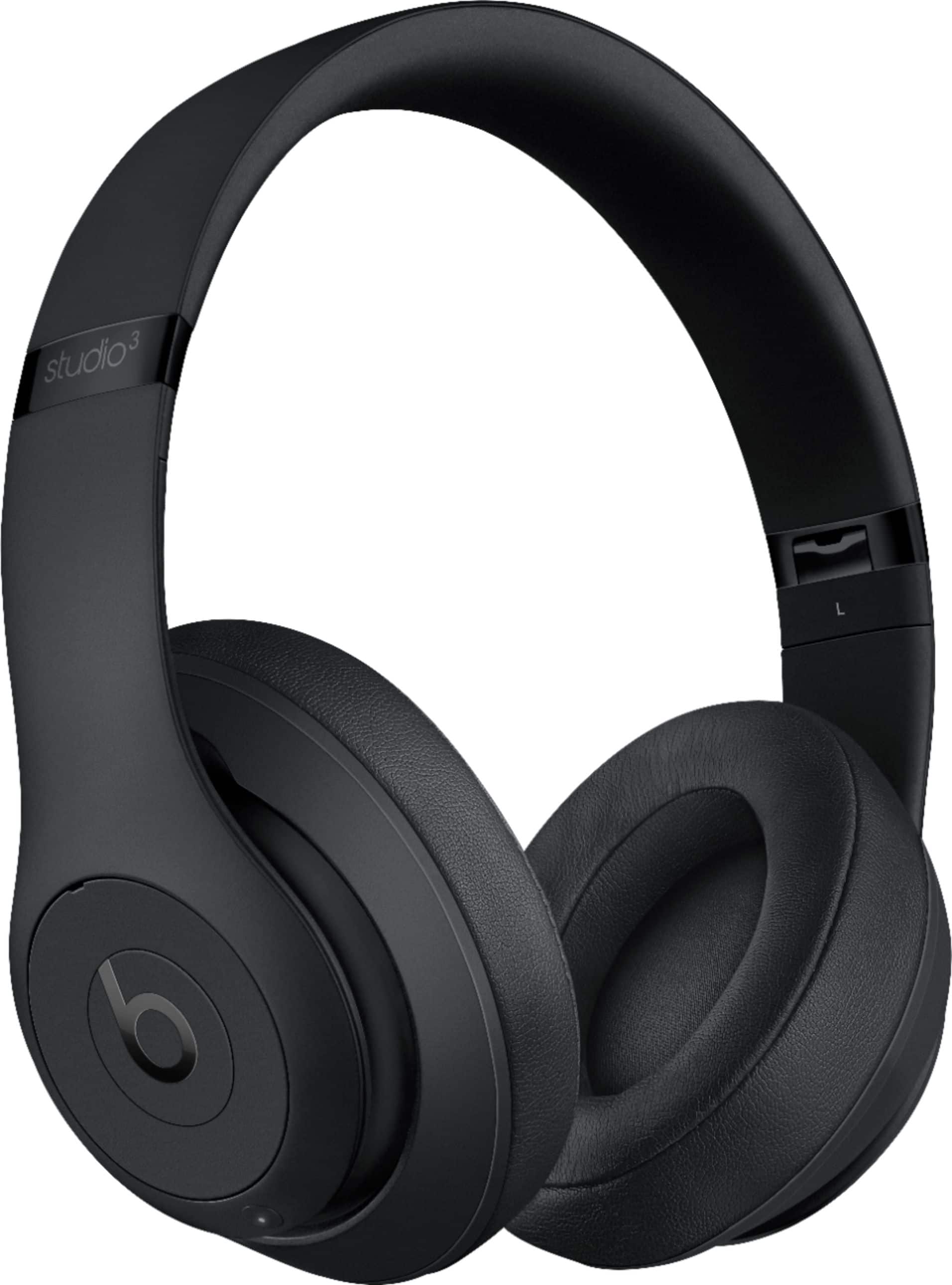 Angle. Beats - Beats Studio³ Wireless Noise Cancelling Headphones - Matte Black.