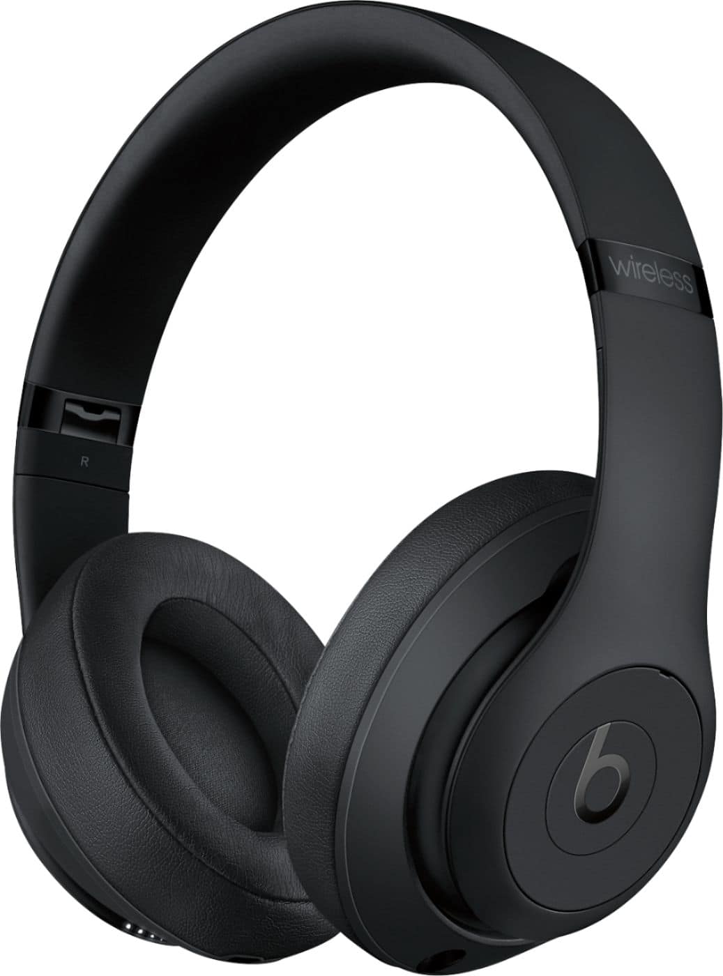 Left. Beats - Beats Studio³ Wireless Noise Cancelling Headphones - Matte Black.