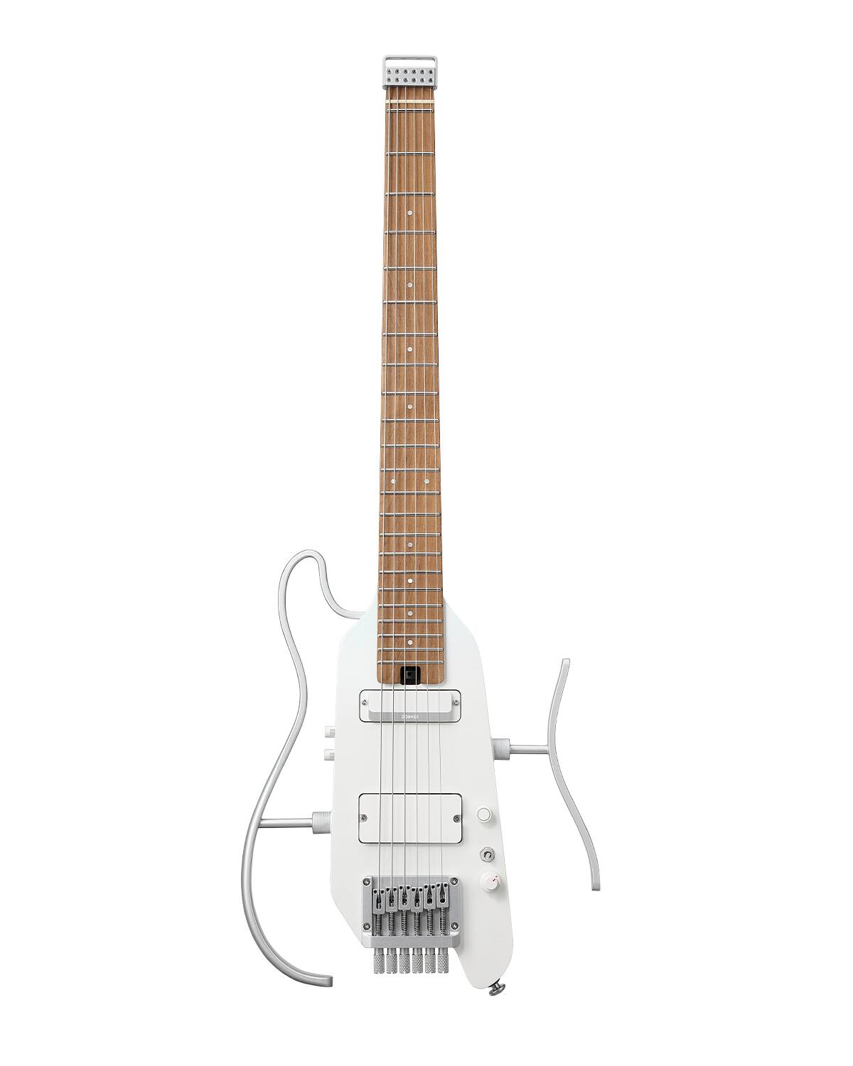 Angle. Donner music - Donner HUSH™ X PRO Electric Guitar White - White.