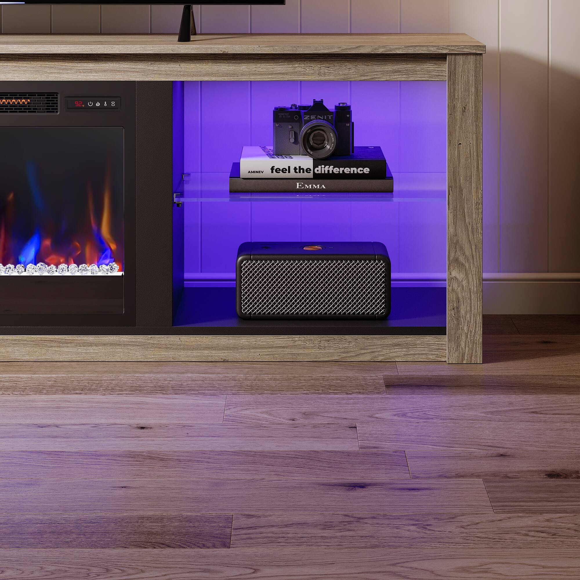 The text on the image reads: "Feel the difference".