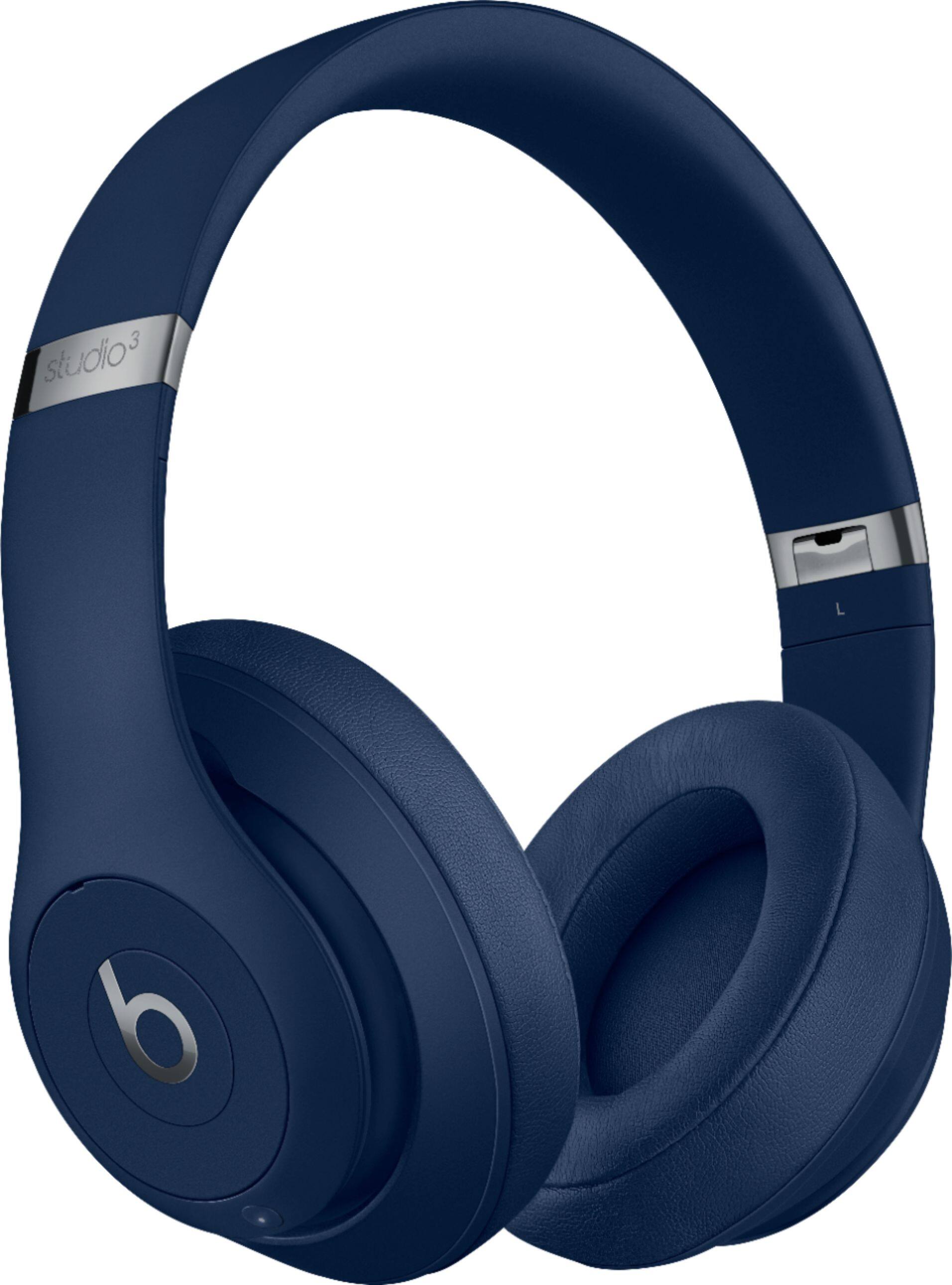 Angle. Beats - Beats Studio³ Wireless Noise Cancelling Headphones - Blue.