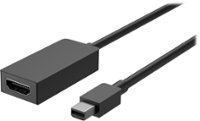 Front Zoom. Microsoft - Surface Mini DisplayPort to HDMI 2.0 Adapter - Black.