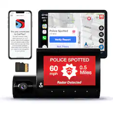 You are connected to CarPlay. You are currently using Drive Smarter on your screen. Map is not available on your phone while in this mode, but you can use other Drive Smarter features. Disconnect from CarPlay if you want to use navigation on your phone. 07:10 LTE American Folk Art Museum Police Spotted 0.5 Mile Verify Report Not There Lincoln Center Limit 60 55 mph 66th St Broadway Kaufman Center POLICE SPOTTED 60 0.5 mph Miles & Radar Detected.