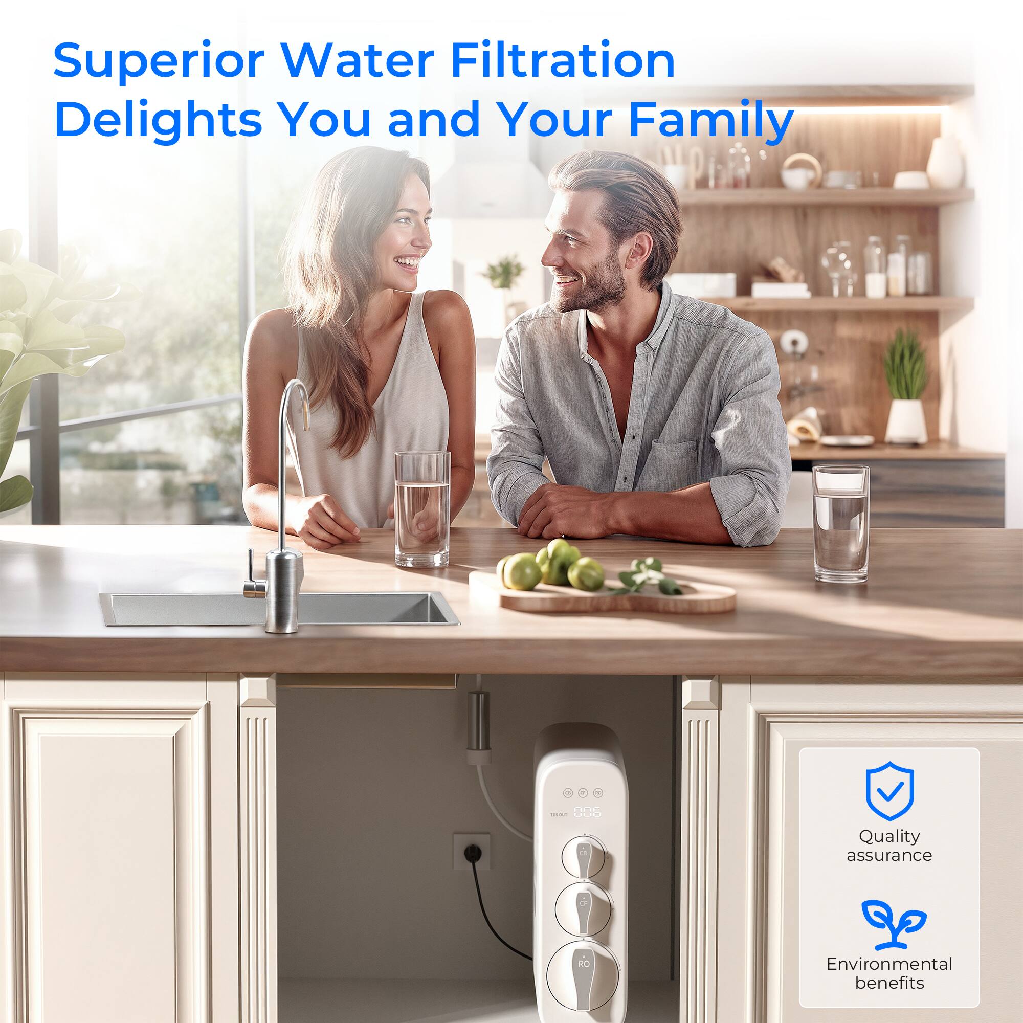 Superior Water Filtration Delights You and Your Family

Quality assurance
Environmental benefits